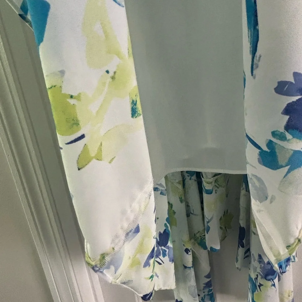 Calvin Klein Blue and Green Sundress - Picture 3 of 5